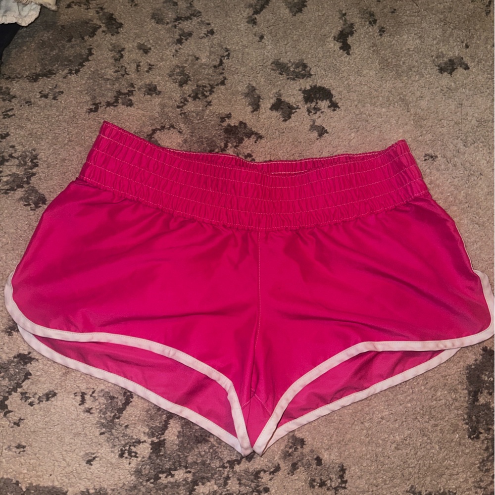 Hot pink shorts